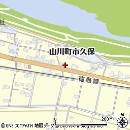 徳島県吉野川市山川町川田679周辺の地図