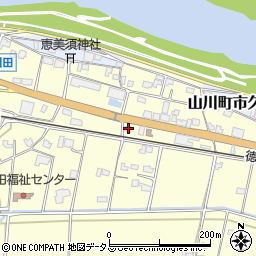 徳島県吉野川市山川町川田635周辺の地図