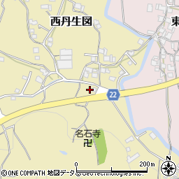 cafe 赤尾周辺の地図