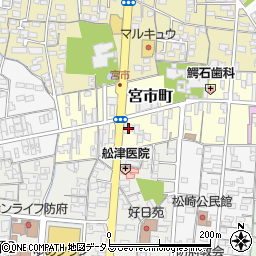 東山口信用金庫宮市支店周辺の地図