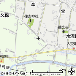 徳島県吉野川市川島町学北久保7周辺の地図