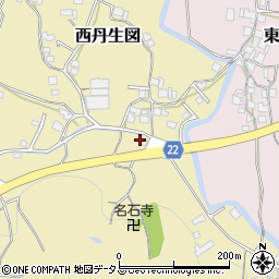 和歌山県有田郡有田川町西丹生図115周辺の地図