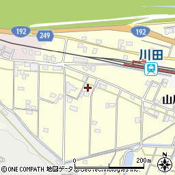 徳島県吉野川市山川町川田101周辺の地図