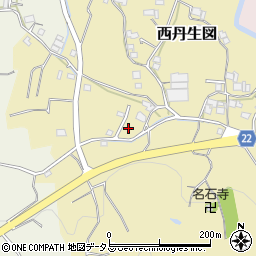 和歌山県有田郡有田川町西丹生図20周辺の地図