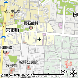 山口県防府市宮市町周辺の地図