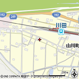 徳島県吉野川市山川町川田136周辺の地図