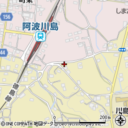 徳島県吉野川市川島町桑村439周辺の地図