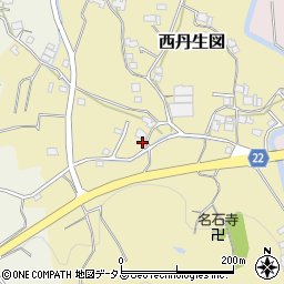 和歌山県有田郡有田川町西丹生図25周辺の地図