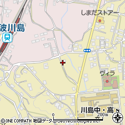 徳島県吉野川市川島町桑村342周辺の地図