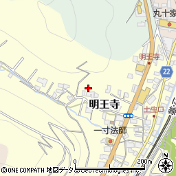 和歌山県有田郡有田川町明王寺474周辺の地図