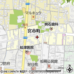 山口銀行宮市支店 ＡＴＭ周辺の地図