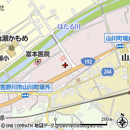 ミニストップ阿波山川店周辺の地図