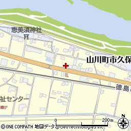 徳島県吉野川市山川町川田652周辺の地図