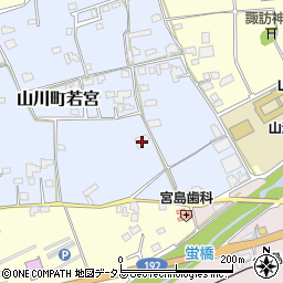 徳島県吉野川市山川町若宮96周辺の地図