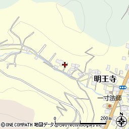 和歌山県有田郡有田川町明王寺454周辺の地図