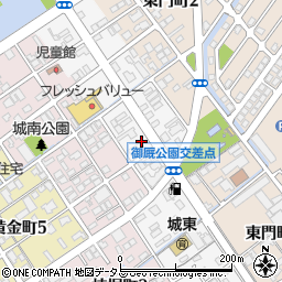 愛媛県今治市美須賀町周辺の地図