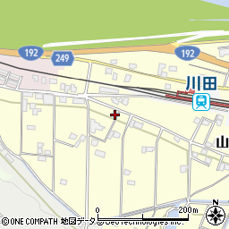 徳島県吉野川市山川町川田103周辺の地図