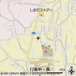 徳島県吉野川市川島町桑村354周辺の地図
