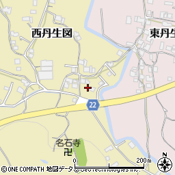 和歌山県有田郡有田川町西丹生図368周辺の地図