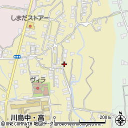 徳島県吉野川市川島町桑村268-12周辺の地図