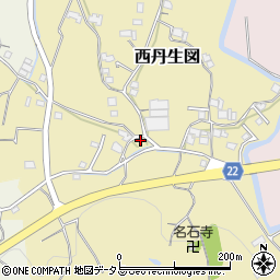 和歌山県有田郡有田川町西丹生図68周辺の地図