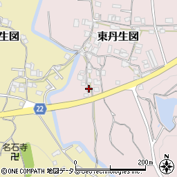 和歌山県有田郡有田川町東丹生図254周辺の地図