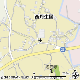 和歌山県有田郡有田川町西丹生図406周辺の地図