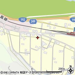 徳島県吉野川市山川町川田62周辺の地図