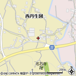 和歌山県有田郡有田川町西丹生図403周辺の地図