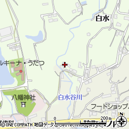 徳島県美馬市脇町白水3982周辺の地図