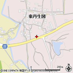 和歌山県有田郡有田川町東丹生図221周辺の地図