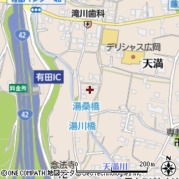 和歌山県有田郡有田川町天満93周辺の地図
