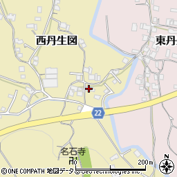 和歌山県有田郡有田川町西丹生図367周辺の地図