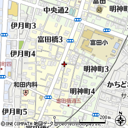 徳島県徳島市富田橋4丁目1周辺の地図