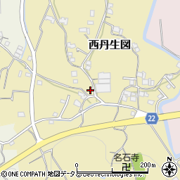 和歌山県有田郡有田川町西丹生図505周辺の地図