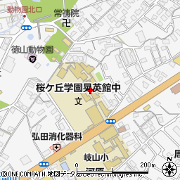 山口県桜ケ丘高等学校周辺の地図