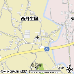 和歌山県有田郡有田川町西丹生図366周辺の地図