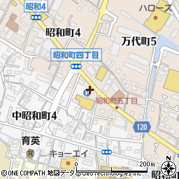 キリン堂　昭和店周辺の地図