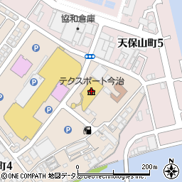財団法人日本タオル検査協会　中四国検査所周辺の地図