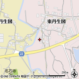 和歌山県有田郡有田川町東丹生図232周辺の地図