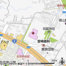 周南市文化会館周辺の地図