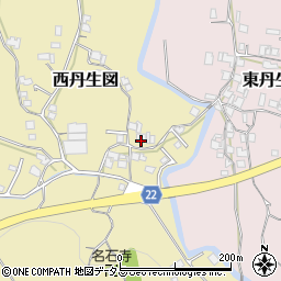 和歌山県有田郡有田川町西丹生図387周辺の地図