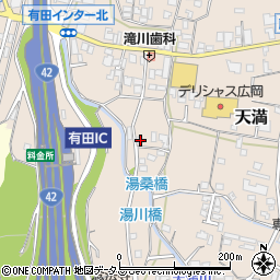 和歌山県有田郡有田川町天満85周辺の地図