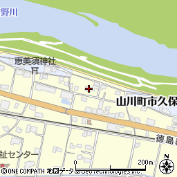 徳島県吉野川市山川町川田661周辺の地図