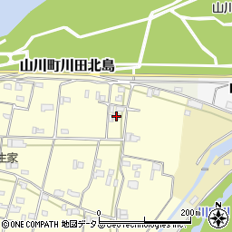 徳島県吉野川市山川町川田1321周辺の地図