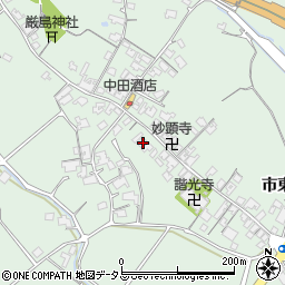 山口県防府市台道市西234周辺の地図