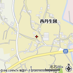 和歌山県有田郡有田川町西丹生図502周辺の地図