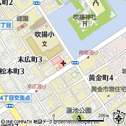 美須賀病院周辺の地図