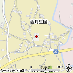 和歌山県有田郡有田川町西丹生図408周辺の地図