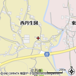 和歌山県有田郡有田川町西丹生図401周辺の地図